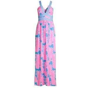 Lilly Pulitzer Taryn Pineapple Maxi Dress – Size 10 – Rare & Sold Out!